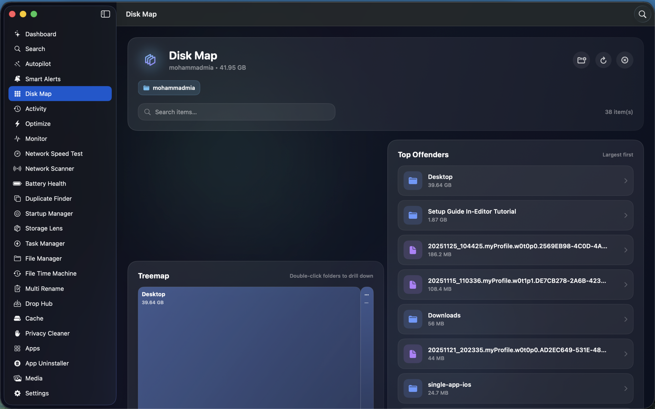 Disk Map